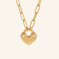 Amana Heart Lock Pendant